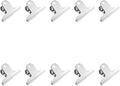 HAHIYO 3inch Silver Bulldog Clips Metal File Hinge Binder Clamps Save Space by HAHIYO