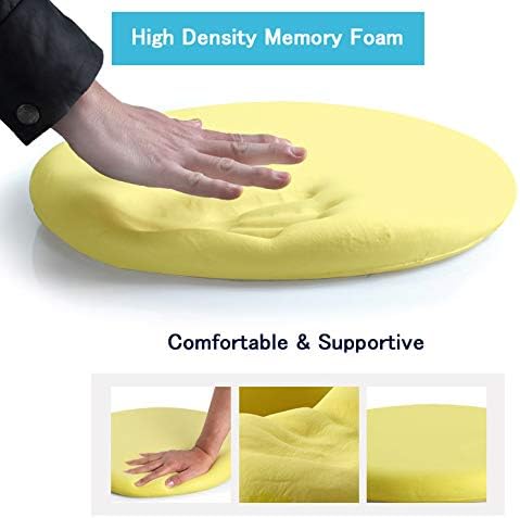 Sigmat Memory Foam Seat Cushion Anti-Slip Soft Round Stool Cushion Chair Pad 15 - Image 2