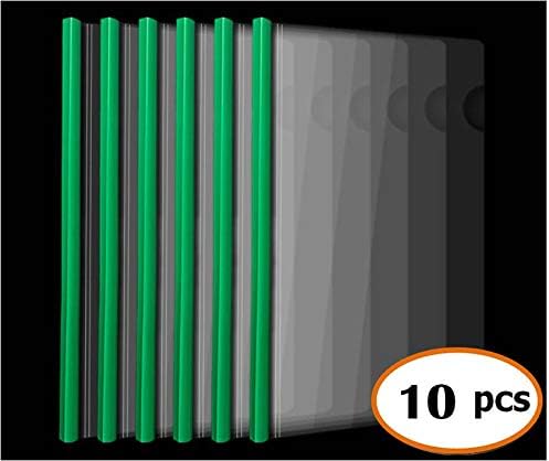 Plastic File Folder 10mm Sliding Bar Report Covers, 40 Sheet Capacity, - Image 2