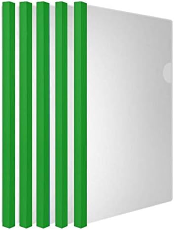 Plastic File Folder 10mm Sliding Bar Report Covers, 40 Sheet Capacity, by Unknown