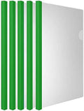 Plastic File Folder 10mm Sliding Bar Report Covers, 40 Sheet Capacity, by Unknown