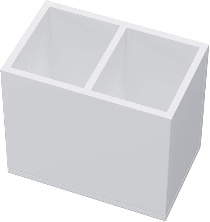 NIUBEE Acrylic Pen Holder 2 Compartments by NIUBEE