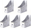 Foldable Desk File Holder Organizer Sturdy Cardboard Magazine Storage Box by Fiyerna