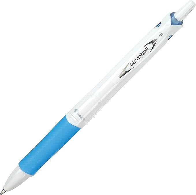 Pilot Acroball PureWhite Advanced Ink Refillable & Retractable Ball Point Pens by PilotCorporationofAmerica