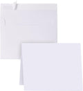 Blank Cards and Envelopes 4x6, 30 Pack White Invitation Card Stock by Janvale