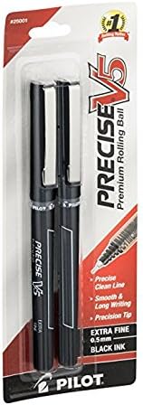 PILOT Precise V5 Stick Liquid Ink Rolling Ball Stick Pens, Extra Fine Point - Image 2