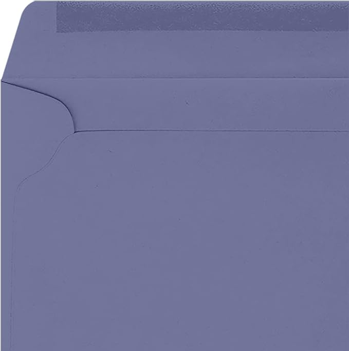 LUXPaper 9 x 12 Booklet Envelopes | Wisteria Purple | 80lb. Text | 50 Qty - Image 4