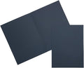 JAM PAPER Two Pocket Textured Linen Presentation Folders by JAMPaper