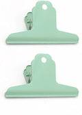 2PCS Extra Large Binder Clips Metal Bulldog Clips Large Paper Clamps Holder by SEEKRARE