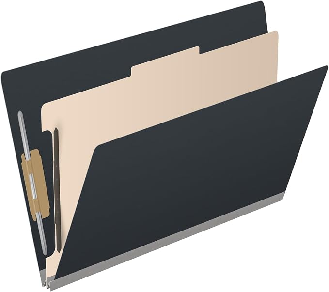 Ecom Folders Top Tab Pressboard Classification Folders | Legal Size 25 Pt Stock - Image 2