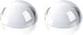2pcs 2.4inch Crystal Dome Magnifying Paperweight, Reading Magnifier Glass Paper by SWTHONY