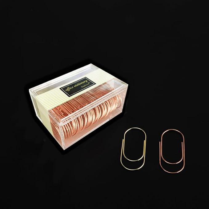 Rose Gold Large Paper Clips - Image 5
