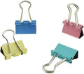 HAHIYO Binder Clips Paper Clamps Spring Steel Sturdy Mini 0.59 inches Width by HAHIYO