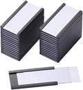 Magnetic Label Holders with Magnets, Data Card Holders with Clear Plastic by EEOYU