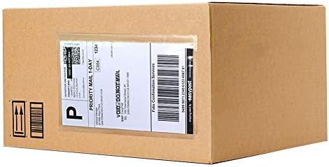 SJPACK 6" x 9" Packing List Envelopes, Shipping Label Sleeves, 100 Packs Clear by SJPACK