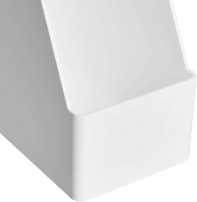 Amazon Basics Rectangular Plastic Desk Organizer, Magazine Rack - Image 7