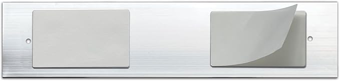 10 Pack Aluminum Name Plate Holders - Image 5