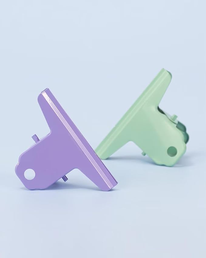 2PCS Extra Large Binder Clips Metal Bulldog Clips Large Paper Clamps Holder - Image 7