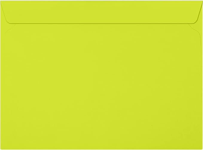 LUXPaper 9 x 12 Booklet Envelopes | Wasabi Green | 80lb. Text | 500 Qty by LUXPaper