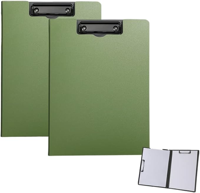 2 Pcs Folding Clipboard, Waterproof File Folder Clipboards, A4 Clip File or A3 by Unknown