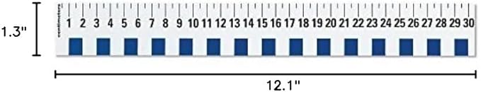 hand2mind 12 inch Flexible Safe-T Plastic Beginner Rulers - Image 3