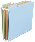Smead FasTab Hanging File Folder, 1/3-Cut Built-in Tab, Letter Size by SMEAD