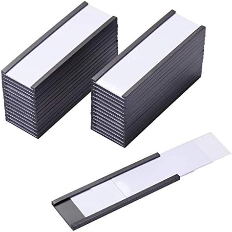 Magnetic Label Holders with Magnets Magnetic Data Card Holders with Clear by EEOYU
