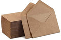 100 Pack Mini Kraft Envelopes, Small Gift Card & notes envelopes by PurpleQCrafts