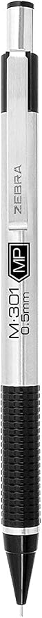 Zebra Pen M-301 Stainless Steel Mechanical Pencils, 0.5mm Fine Point HB Lead - Image 2