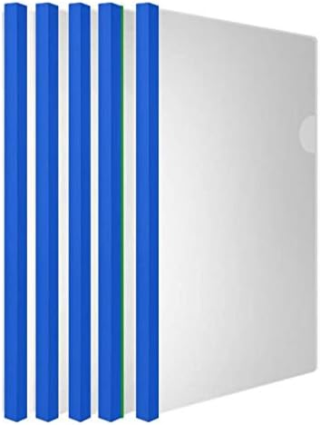Plastic File Folder 10mm Sliding Bar Report Covers, 40 Sheet Capacity, by Unknown