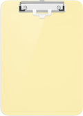 Hongri Plastic Clipboard with Pen Holder, Nurses and Women, Low Profile Clip by Hongri