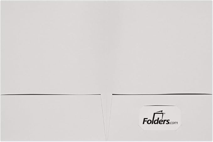 LUXPaper 9" x 12" Tax Return Folders | Two Pocket | Front Card Slit | Natural | - Image 2