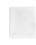 Smead Organized Up Poly Translucent Slash File Jacket, Three-Hole Punched by SMEAD