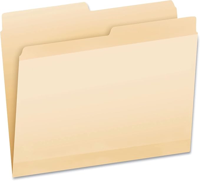 Pendaflex Reinforced File Folders, Extra Durable, Poly Reinforced Edges by TOPSProducts
