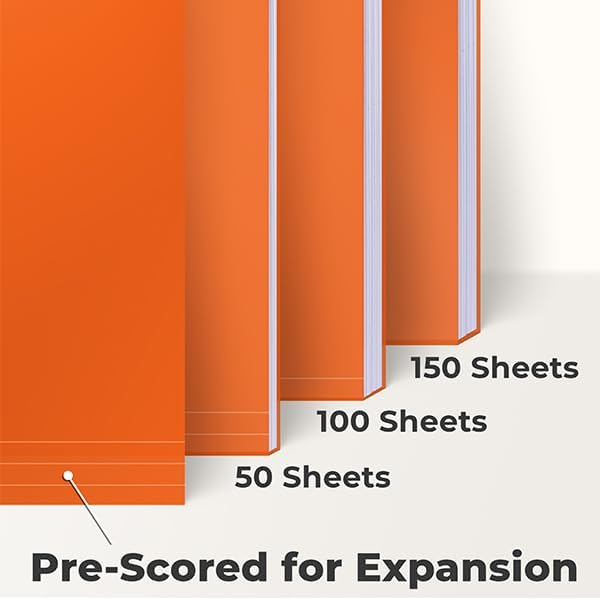 Dunwell Plastic Colored File Folders, 1/3 Tab Filing Folders - Image 5