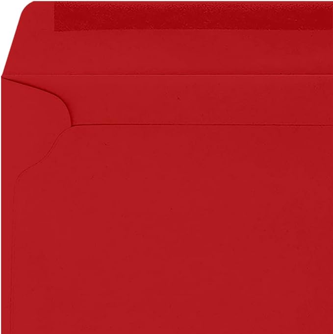 LUXPaper 9 x 12 Booklet Envelopes | Holiday Red | 60lb. Text | 1, 000 Qty - Image 4
