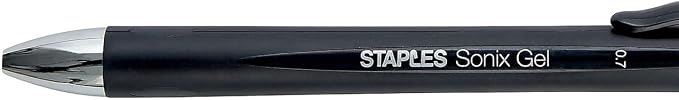 Staples Retractable Gel Pens, Medium Point 0.7mm, 36 Pack – Sonix - Image 3