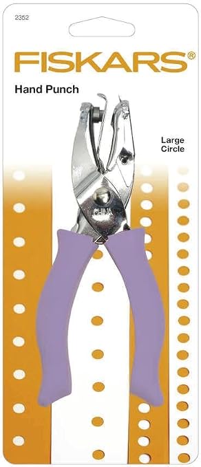 Fiskars 23527097J Circle Hand Punch, 1/4 Inch - Image 7