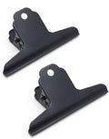 2PCS Extra Large Binder Clips Metal Bulldog Clip Large Paper Clamp Holder by SEEKRARE