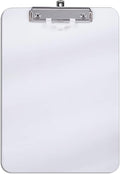 Hongri Plastic Clipboard with Pen Holder, Nurses and Women, Low Profile Clip by Hongri