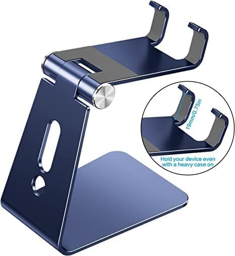 OMOTON Adjustable Cell Phone Stand, C2 Aluminum Desktop Phone Holder Dock - Image 2