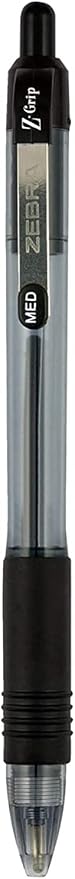 Zebra Pen Z-Grip Retractable Ballpoint Pen, Medium Point 1.0mm, 12 Black & 12 - Image 2