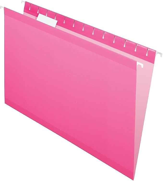 Pendaflex 04153 1/5 PIN Reinforced Hanging Folders, Legal Size, 1/5 Cut - Image 2