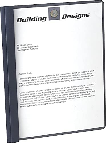 Oxford Clear Front Report Covers, Dark Blue, Letter Size, 25 per Box - Image 7