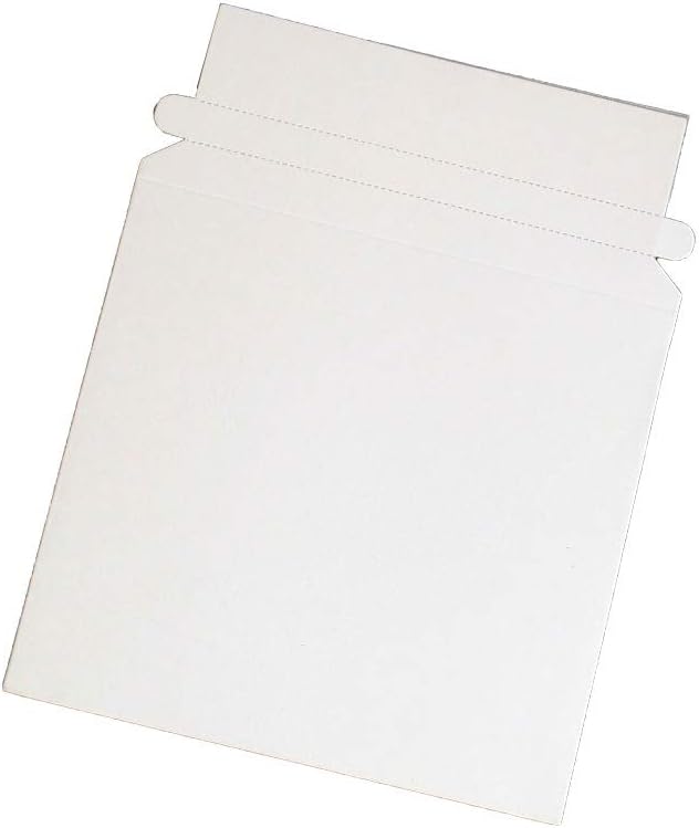 Maxtek CD/DVD Disc White Cardboard Mailers, 6 x 6 3/8 Inches, Self Seal - Image 2