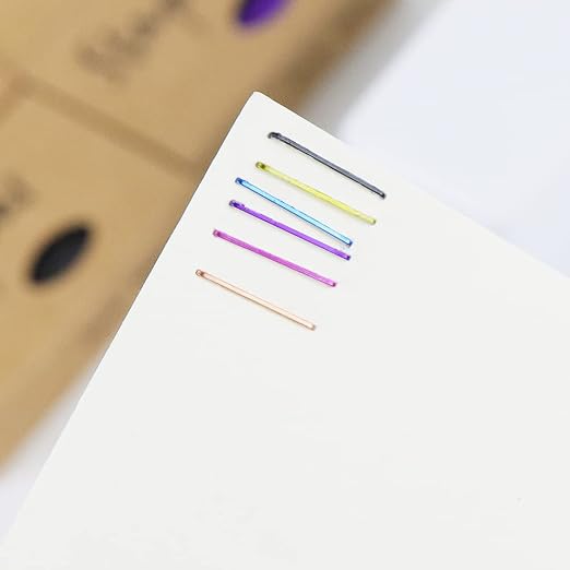 Colored 26/6 Standard Staple Set 12mm Width 1000/Box 6 Boxes/Pack 6000 Count - Image 5