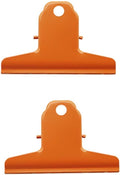 2PCS Extra Large Binder Clips Metal Bulldog Clip Large Paper Clamp Holder by SEEKRARE