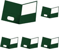 Oxford Twin-Pocket Folders, Textured Paper, Letter Size, Hunter Green, Holds by Oxford
