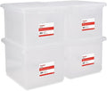 STAPLES Plastic File Box with Snap Lid, Letter/Legal Size by Staples