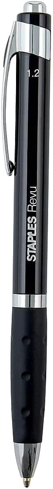 STAPLES Retractable Ballpoint Pens, Bold Point 1.2mm, 12 Pack – Revu Bold‑Line - Image 2
